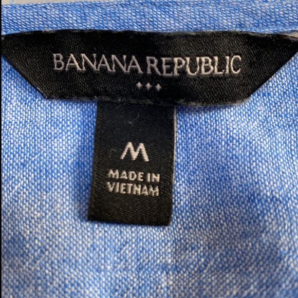 Banana Republic Peplum Boho Peasant Pullover Top Size Medium - Picture 8 of 9